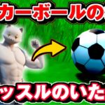 【フォートナイト】サッカーボールを100メートル蹴る/ニャッスルのイタズラ チャレンジ  完全攻略【ニャッスル】