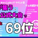 【フォートナイト】デュオラウンド２で69位！！