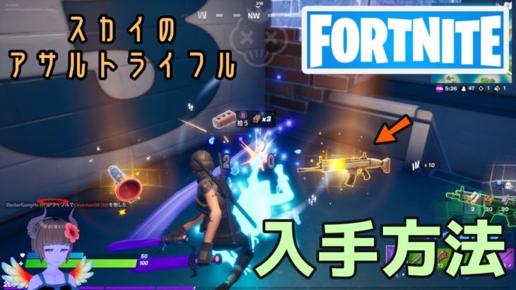 【フォートナイト】スカイのアサルトライフル入手方法 ザ・シャーク刑務所攻略【Fortnite】