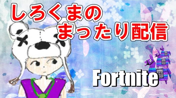 【フォートナイト】ソロで特訓！　初見さん歓迎(*’▽’)