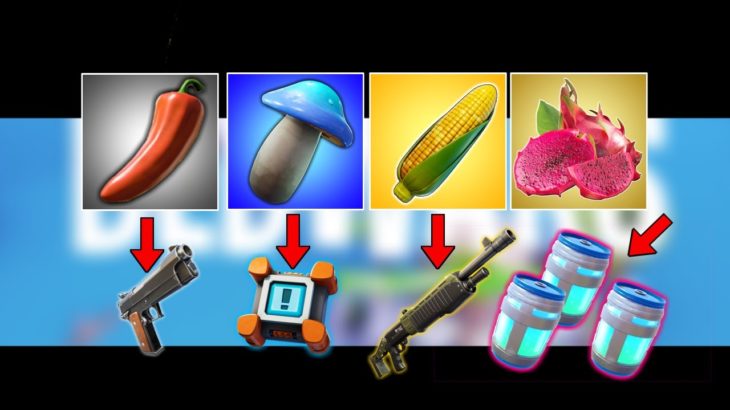 ランダムフルーツチャレンジやってみた！！【フォートナイト/Fortnite】