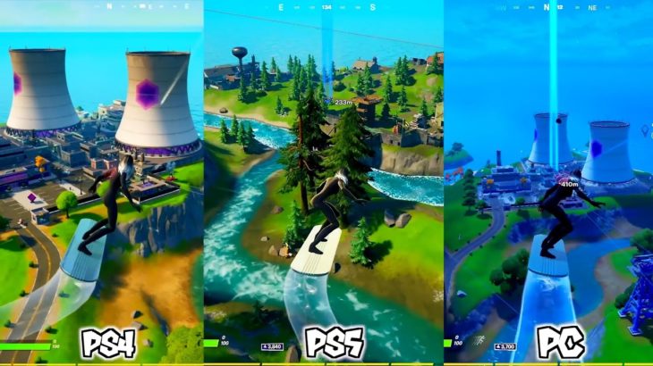 フォートナイトでPS5とPS4とPCを比較してみた！【Fortnite】【PlayStation5】【PS5】