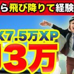 【隠しクエスト攻略】待機島で飛び降りるだけで一瞬で3万XP稼ぐ方法「グライダーで移動する」【フォートナイトチャプター2シーズン5最速効率レベル上げ&経験値XP稼ぎ方法/レアクエスト/パンチカード】