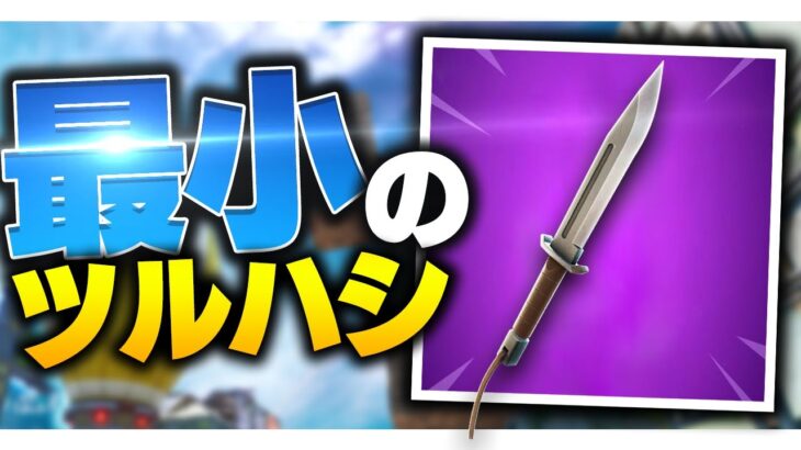 最小のツルハシ使ってみた【フォートナイト/FORTNITE 実況】