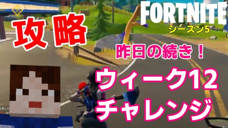 【フォートナイトシーズン５】#5　これを見れば超簡単！ウィーク12チャレンジ続き攻略！【ダイのゲームワールド】【初心者フォートナイト】