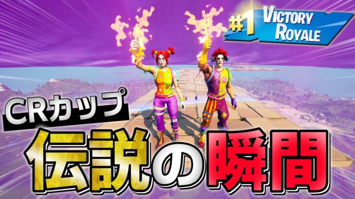 【CRカップ】プロも驚愕の”天空ビクロイ”で大勝利！賞金50万円獲得しました!!!!!!!【フォートナイト】