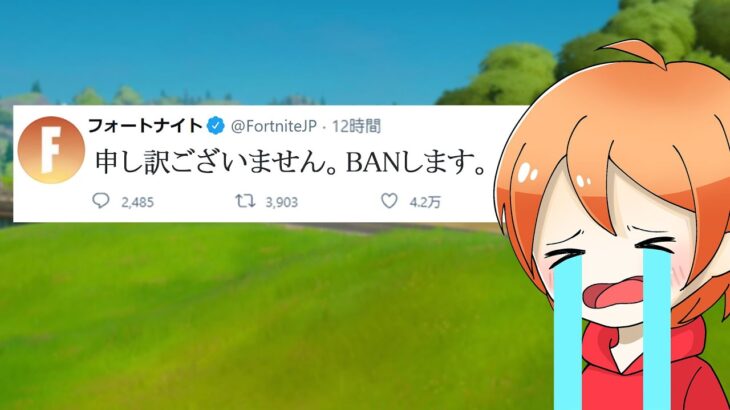 ついにEPICが ”あれ” をBANしてしまった…【フォートナイト】