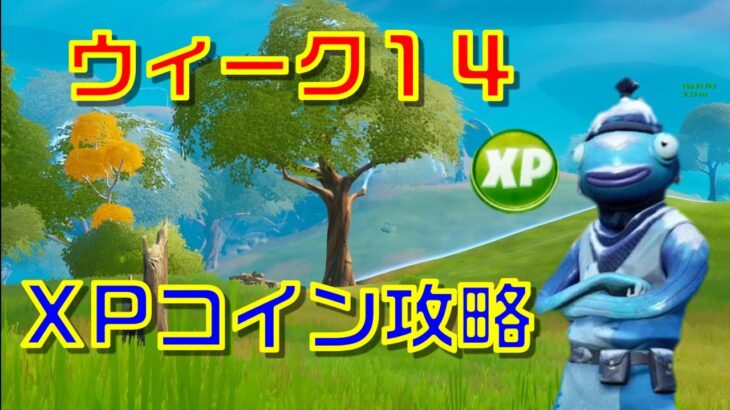 【フォートナイト】ウィーク14XPコイン攻略