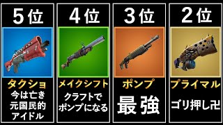 今シーズン最も強いショットガンは？【Fortnite/フォートナイト】