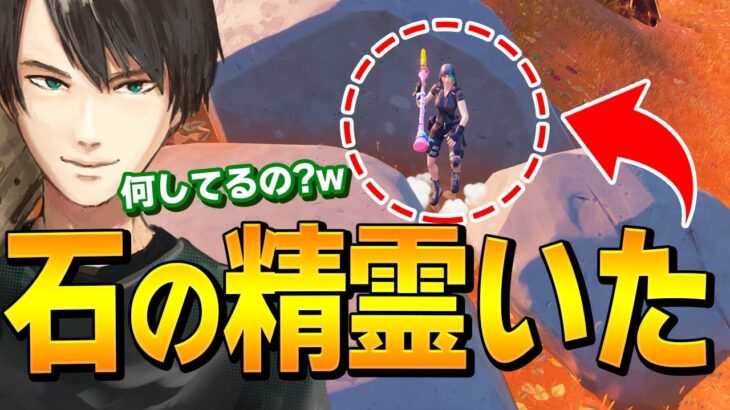 1万年に一度現れそうな「石の精霊スキン」を発見したネフが取った行動は…?【フォートナイト/Fortnite】
