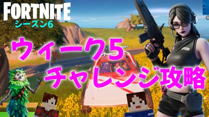 【フォートナイトシーズン6】#6　ウィーク5クエスト攻略！今回もクエストは超簡単♪【ダイのゲームワールド】【初心者フォートナイト】