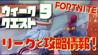 [Fortnite フォートナイト] シーズン6　ウィーク9　クエスト リークと攻略情報！＠トレの攻略動画