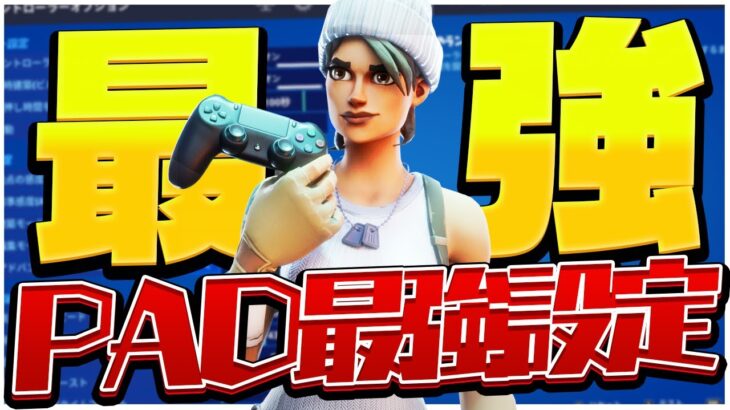 ”PADソロ最強”の感度設定を遂に公開！！【フォートナイト/Fortnite】