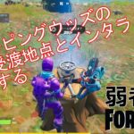 【クエスト攻略】ウィーピングウッズの情報受渡地点とインタラクトする【フォートナイト/Fortnite】