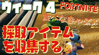 [Fortnite フォートナイト]トレの攻略動画 シーズン7　ウィーク4　採取アイテムを収集する