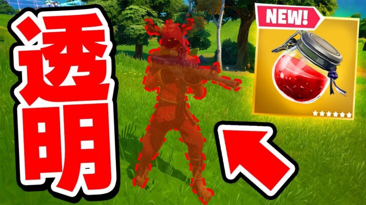 透明になれるやばすぎるアイテム【フォートナイト / Fortnite】