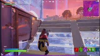 [Fortnite/フォートナイト]デュオに終盤一人になり１v2v2で４キルしてみごとビクロイとりました！！！