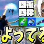 「回復4枠」持てばいくらダメージくらっても余裕だけど、大丈夫そ？【フォートナイト/Fortnite】