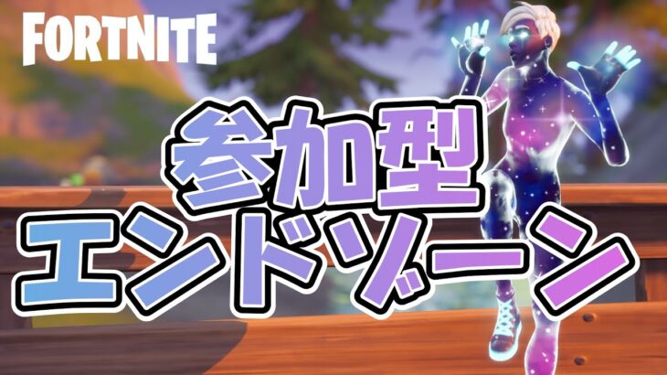 【Fortnite/フォートナイト】【神回】【参加型】終盤練習！”ソロ”エンドゾーンをやります！※概要欄要確認