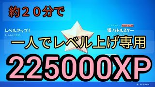 最速レベル上げ　1人用　バトルパス攻略　【フォートナイトシーズン8】約20分で大量XP入手　バトルスター