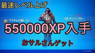 改正版　最速レベル上げ　バトルパス攻略【フォートナイトシーズン8】バトルスター　550000XP入手　