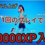 最速レベル上げ　バトルパス攻略【フォートナイトシーズン8】１回のプレイで大量XP入手　バトルパス