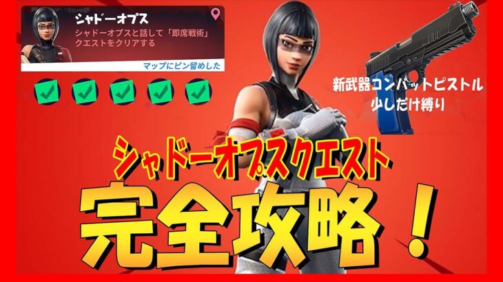 シャドーオプスクエスト　完全攻略！　4k　フォートナイト/Fortnite