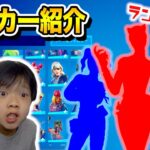 【フォートナイト】小学6年のロッカー紹介！実はこのレアスキンゲットしてました・・・ベスト10決定！ Fortnite