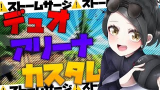 【大会用配信】　連続ビクロイでアマギフ、ギフト確定！！　　 ストームサージ  　　 　　ソロ、 デュオアリーナ　ストームサージ　初見さん大歓迎！    　フォートナイトLIVE