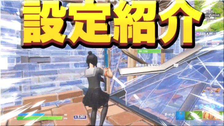 (fortnite/フォートナイト）設定紹介＆ソロアリーナ　まさかの奇跡？ｗ