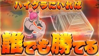 ソロの大会ハイグラにいたらだれでも勝てます！【フォートナイト】