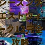 #フォートナイトレベル上げシーズンクエストウィーク12完全攻略