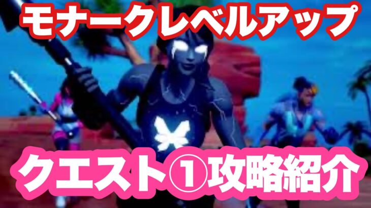 モナークレベルアップクエストパックのクエスト①攻略紹介！！：2022/02/18【フォートナイト/Fortnite】