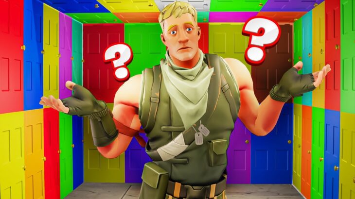 大量の扉から出口を探して部屋から脱出しろ！【フォートナイト / Fortnite】