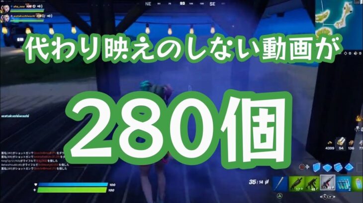 【フォートナイト/Fortnite】雑談diary #281(デュオ)「代わり映えのしない動画が280個」