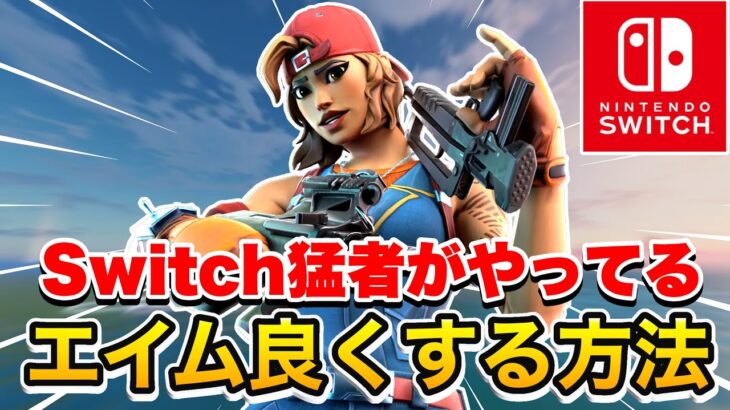 【Switch猛者に聞いた】Switchでエイムを良くする方法【フォートナイト】