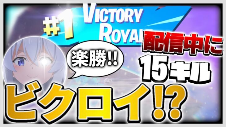 配信中にデュオアリーナ15キル無双？！【フォートナイト/Fortnite】