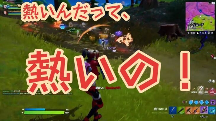 【フォートナイト/Fortnite】雑談diary #311(デュオ)「熱いんだって、熱いの！」