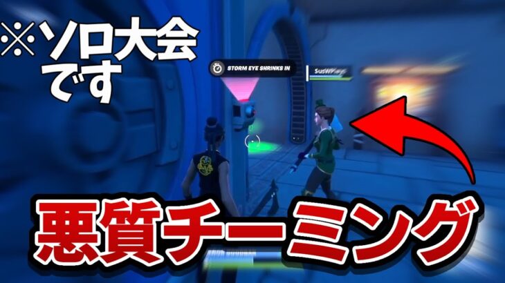 ソロ大会に現れた”悪質チーミング”を許すな【フォートナイト/fortnite】