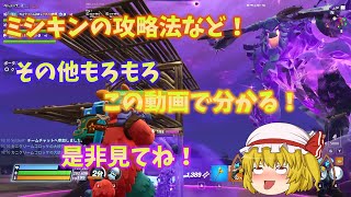 【フォートナイト】ミシキンの攻略法！この動画でほとんどがわかる！是非見てね！