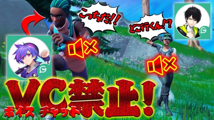 ボイスチャット禁止プレイで神連携連発！！【FORTNITE】