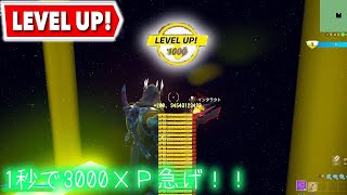 【フォートナイト無限XP】過去一えぐい一秒で3000XP一分で1万8000XP一時間で108万XP！