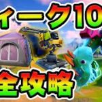 ウィーク10クエスト攻略！チャレンジ場所まとめ解説付き*エネルギーフィールド*【フォートナイト】