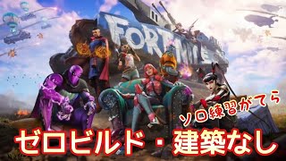 【Fortnite】フォートナイト・ゼロビルド・ソロ練腕磨き：ご機嫌だけど･･･やれられ捲ったら心の折れ落ちたｗ