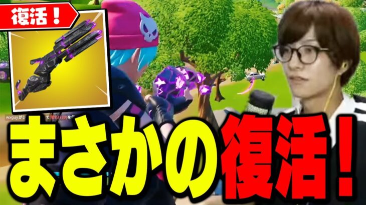 ゴリ押し最強武器の「サイドウェイズミニガン」が帰ってきた！【フォートナイト/Fortnite】