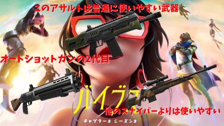 ソロ・ゼロビルドでシーズン 3を楽しんだ！【フォートナイト】【楽しんだ】【新武器そんなに使ってない】【ソロ・ゼロビルド】【ビクロイ】