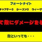 DMRで敵にダメージを与える（オオカミ）　クエスト攻略　フォートナイト