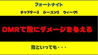 DMRで敵にダメージを与える（オオカミ）　クエスト攻略　フォートナイト