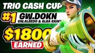 クイックトリオキャッシュカップ１位！w/Albedo Rainy ($1800)【フォートナイト/Fortnite】