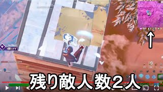 残り敵２人！ビクロイなるか【フォートナイト】